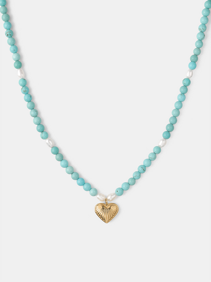 Bead Heart Kette