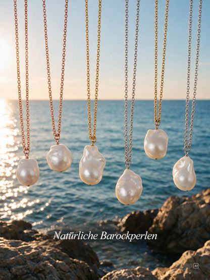 Iridescent Pearl Kette