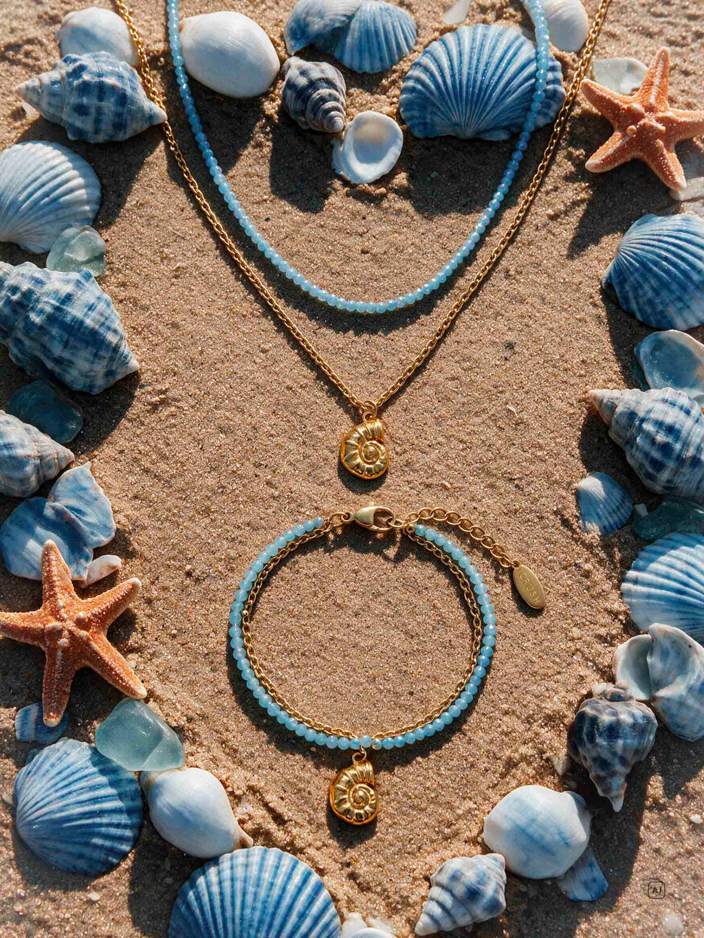 Shimmer Shell Kette