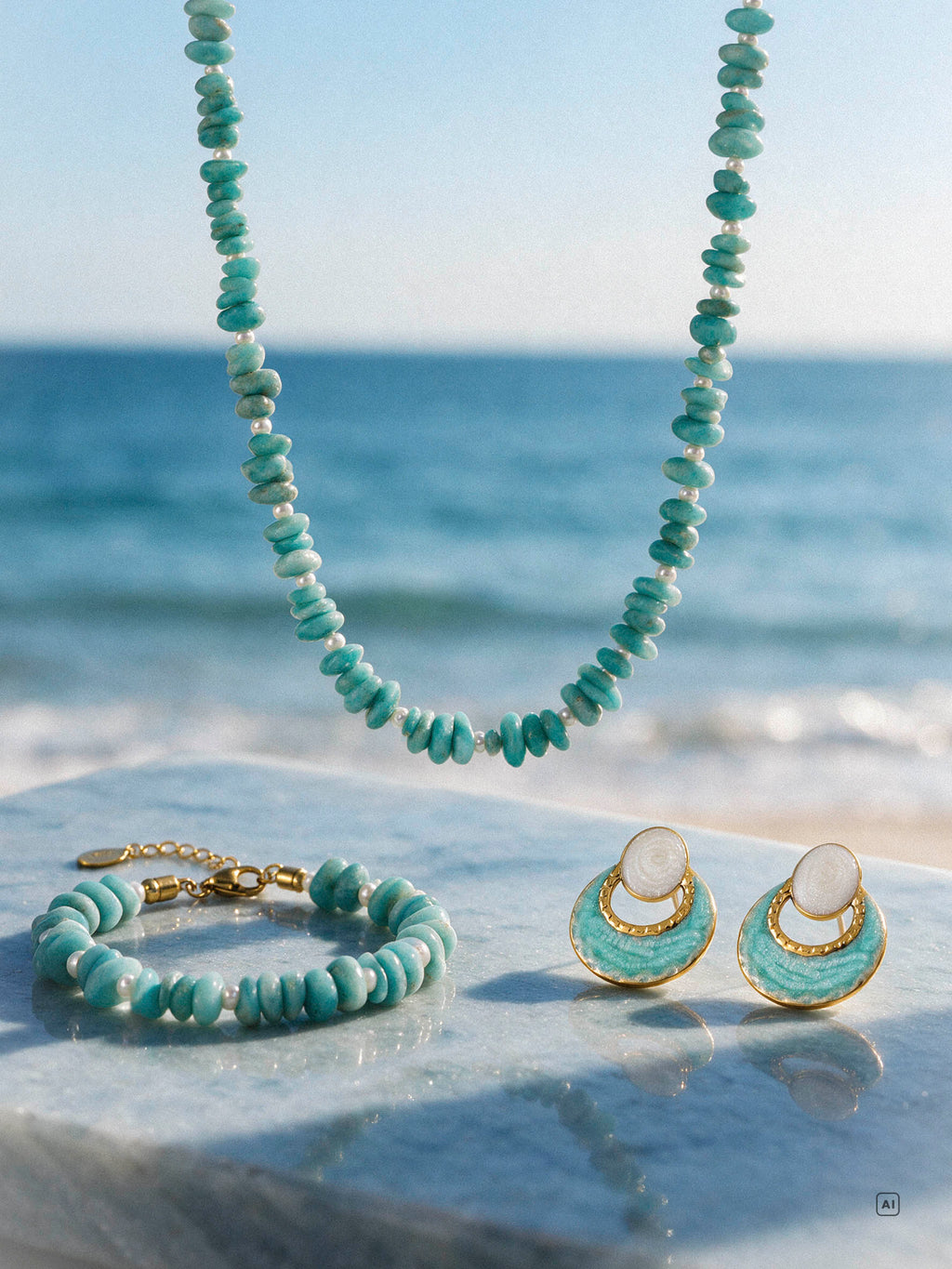 Ocean Pebble Kette