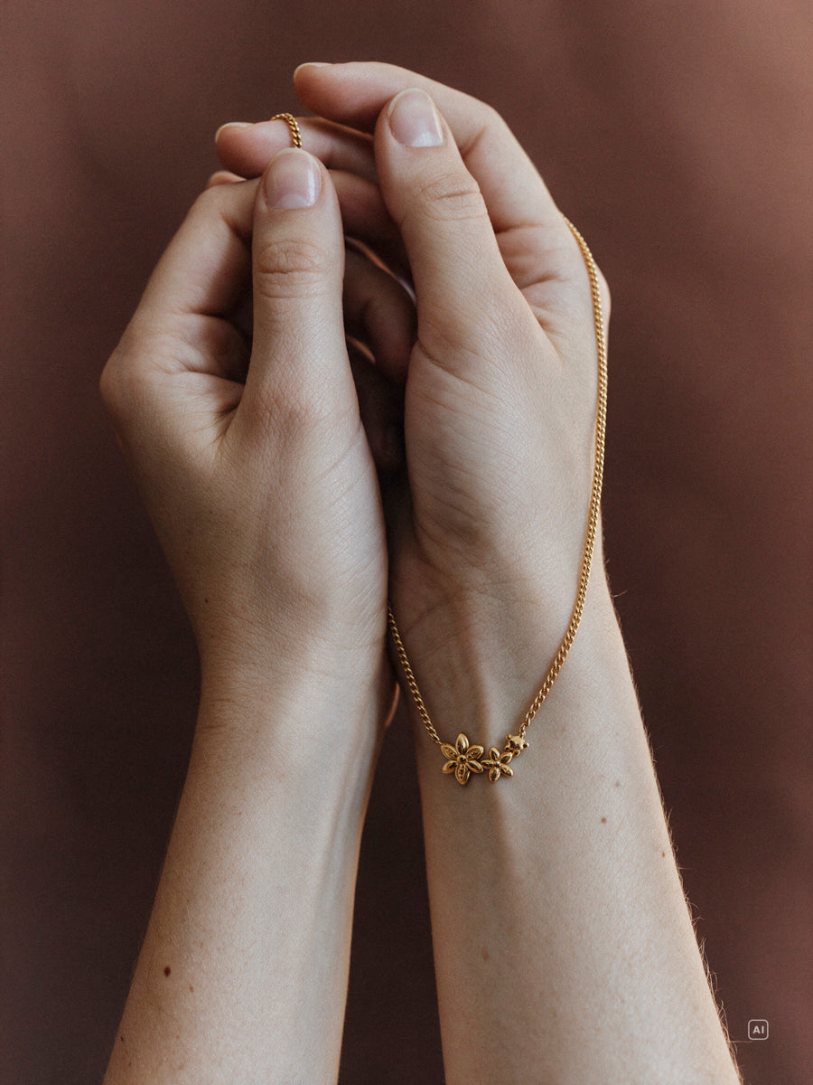 Floral Duet Kette