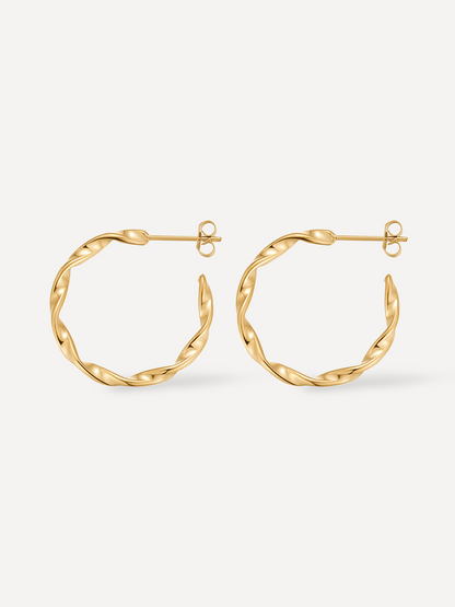 Twisted Hoop Ohrringe
