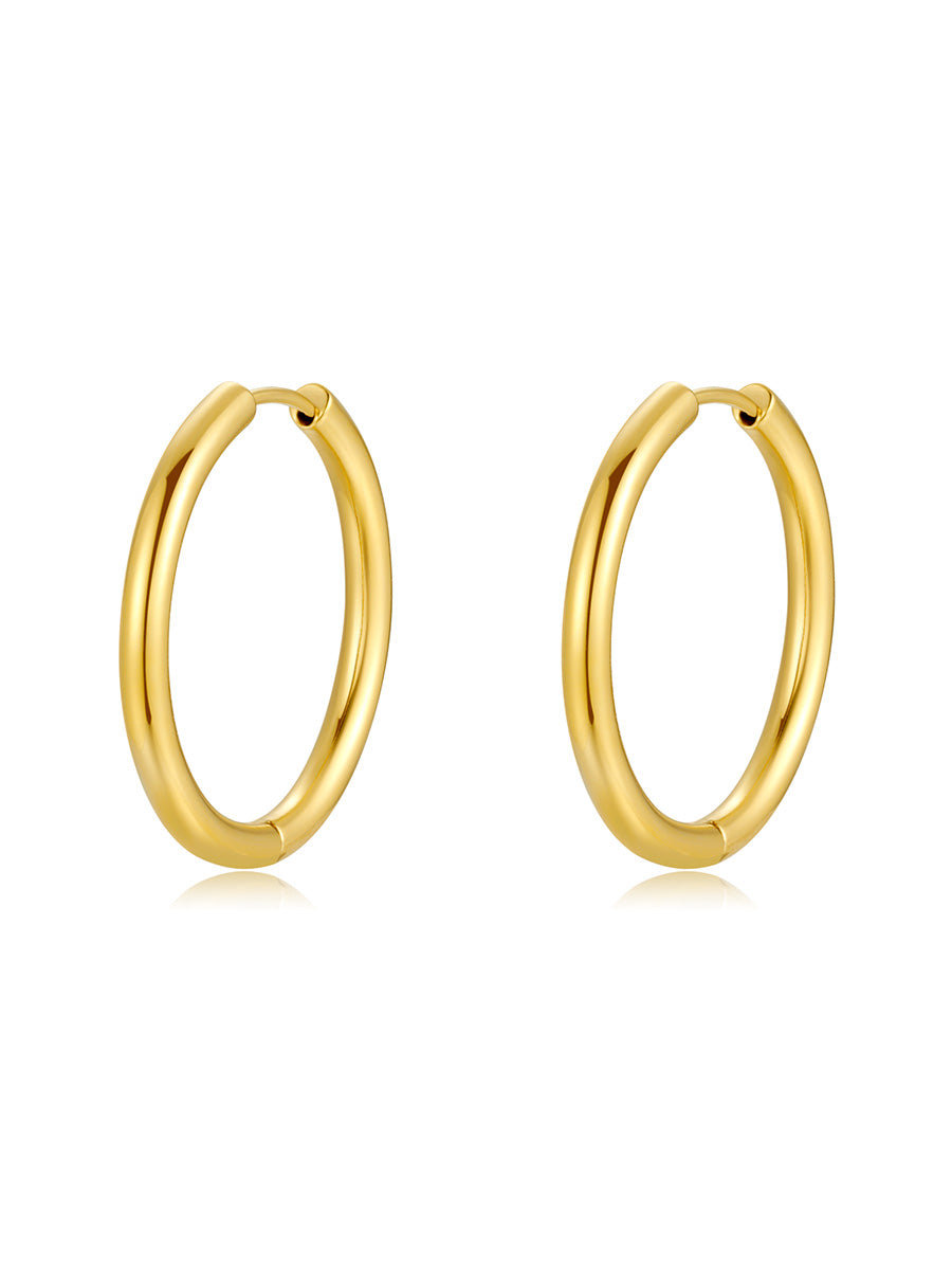 30mm GLOSSY HOOPS OHRRINGE