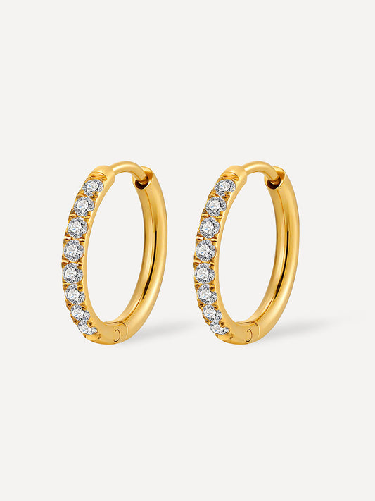 16mm CRYSTALIZED SHINE HOOP Ohrringe