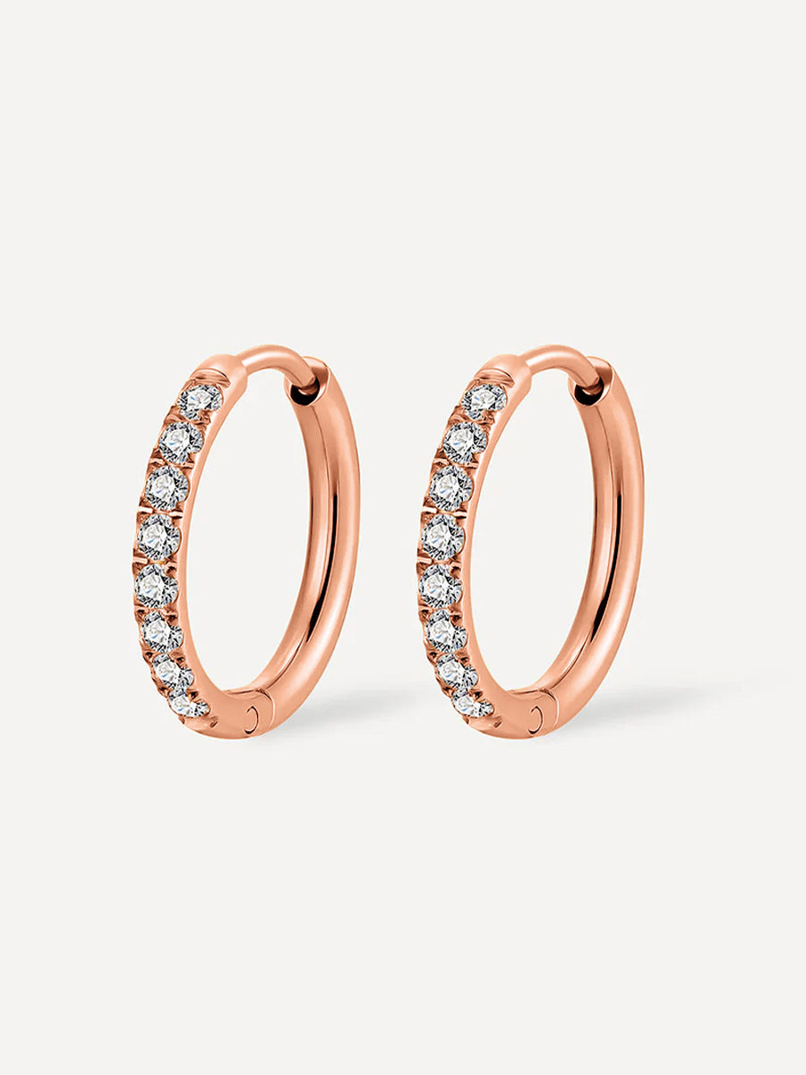 16mm CRYSTALIZED SHINE HOOP Ohrringe