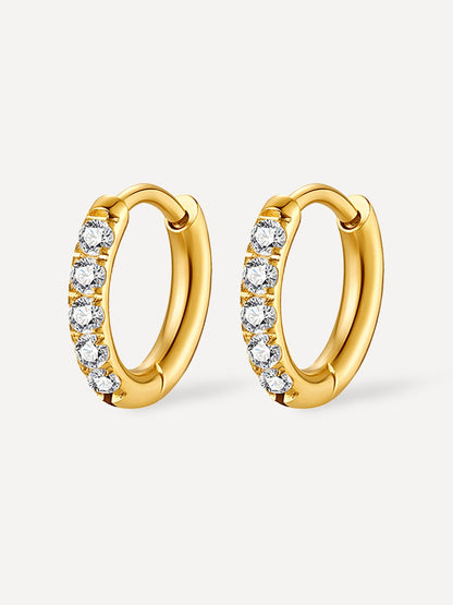 12mm CRYSTALIZED SHINE HOOP SMALL Ohrringe