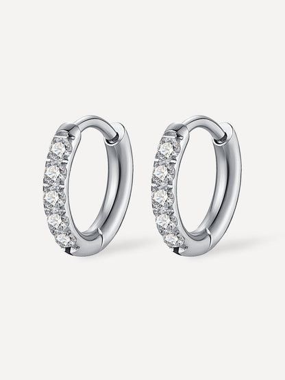 12mm CRYSTALIZED SHINE HOOP SMALL Ohrringe
