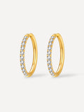 CRYSTALIZED SHINE HOOP LARGE Ohrringe
