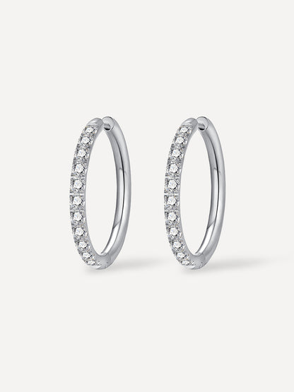 CRYSTALIZED SHINE HOOP LARGE Ohrringe