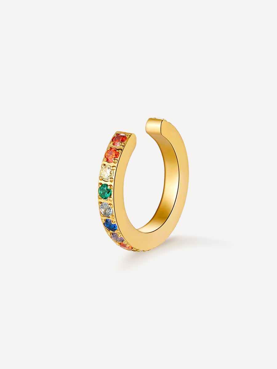 Rainbow Shine Earcuff