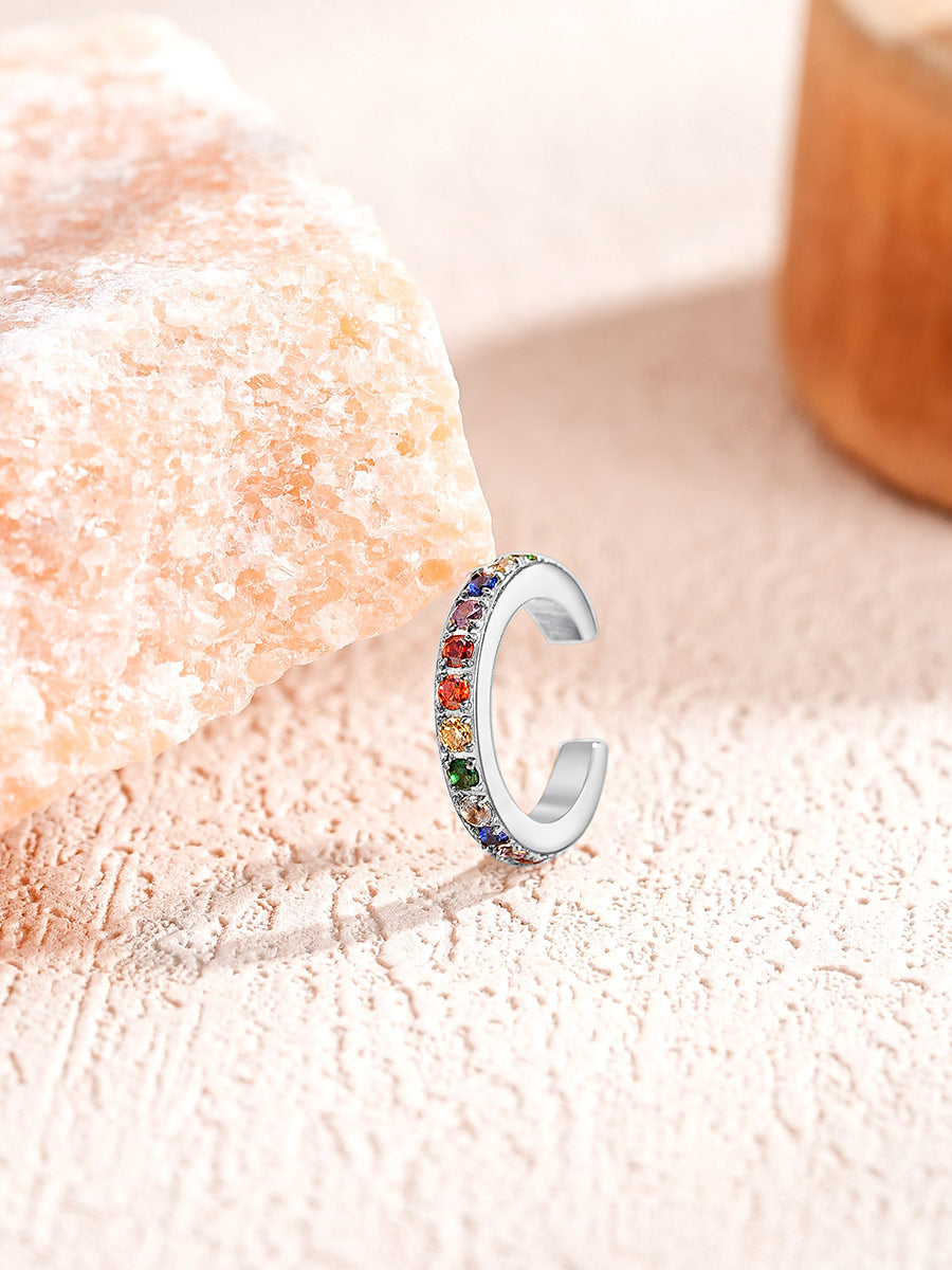 Rainbow Shine Earcuff