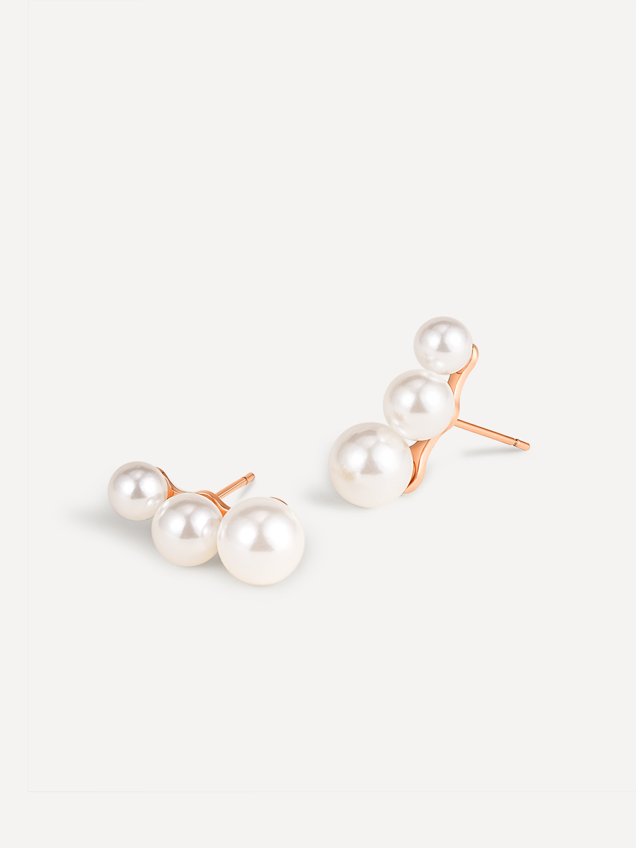 Trio Pearl Ohrringe