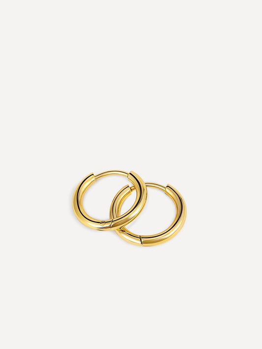 14mm SLIM HOOP Small Ohrringe