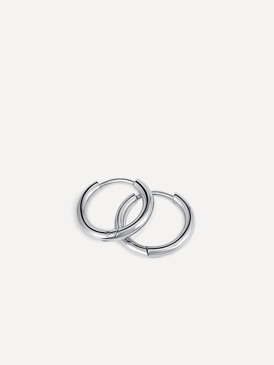 14mm SLIM HOOP Small Ohrringe