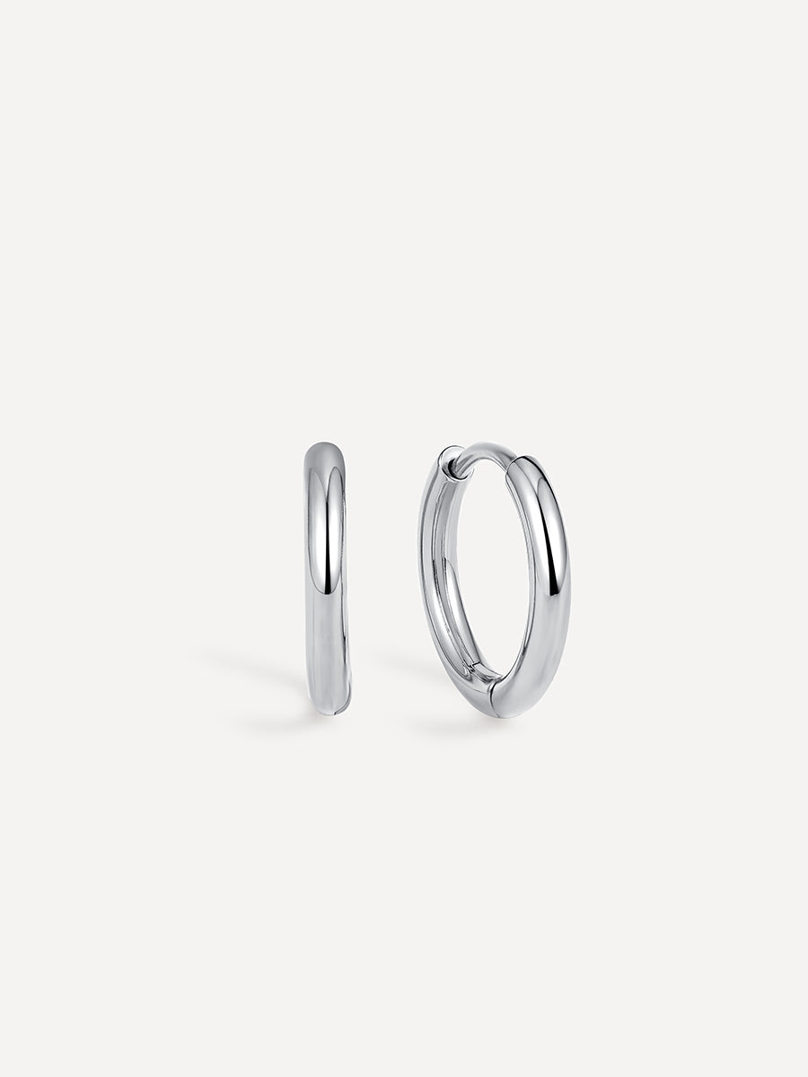 14mm SLIM HOOP Small Ohrringe