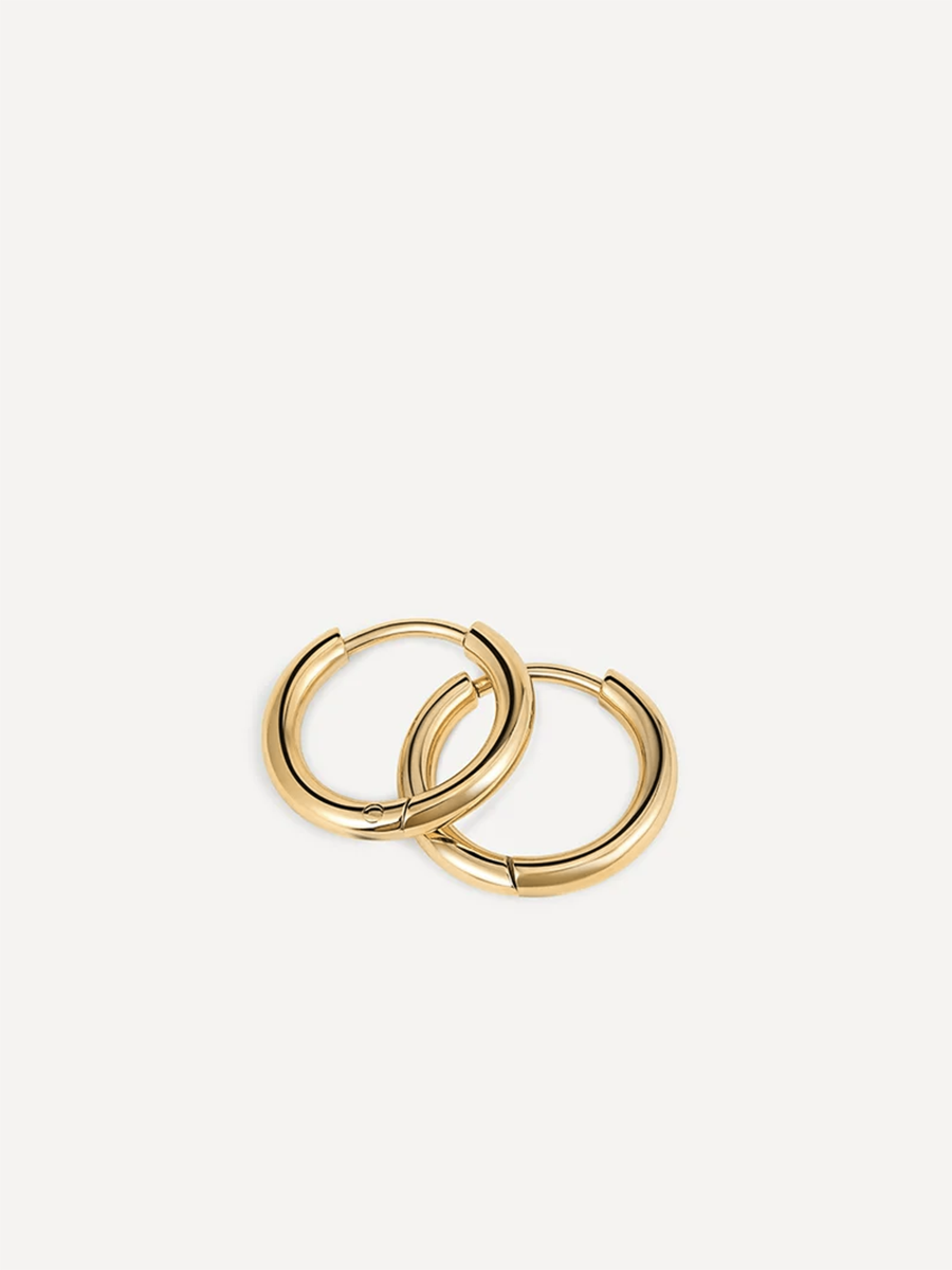 14mm SLIM HOOP Small Ohrringe