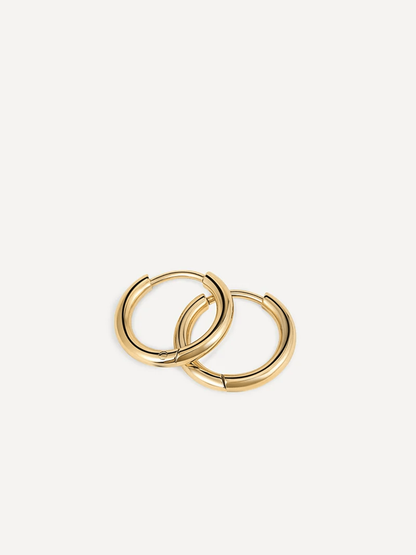 14mm SLIM HOOP Small Ohrringe