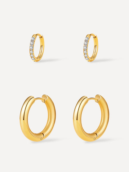 Shine And Glossy Hoops Set