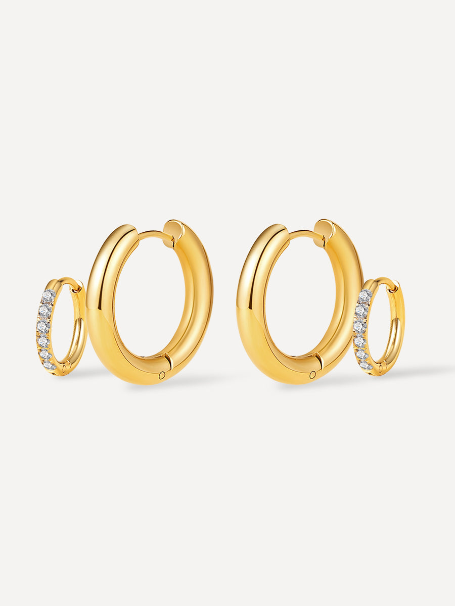 Shine And Glossy Hoops Set