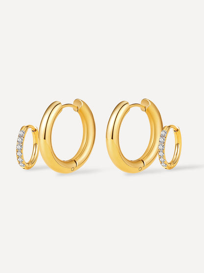 Shine And Glossy Hoops Set
