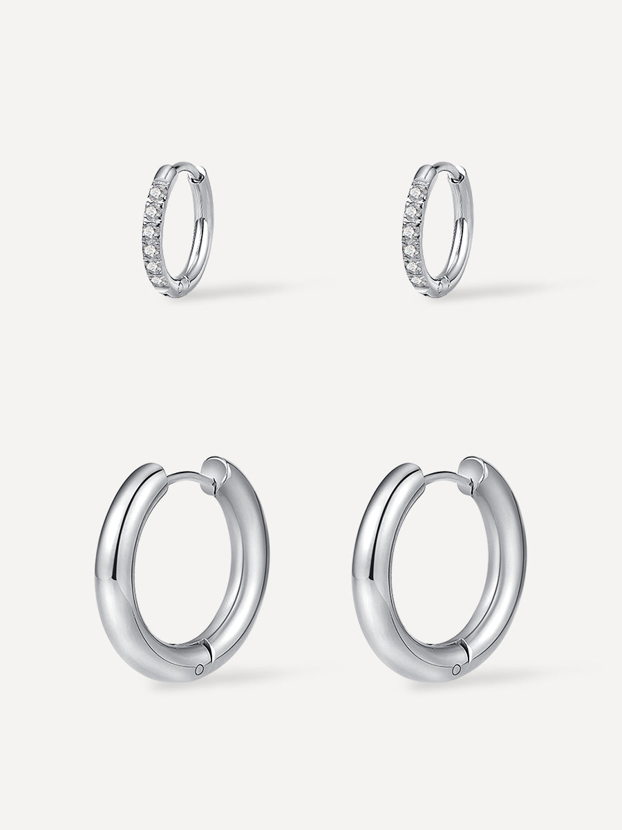 Shine And Glossy Hoops Set