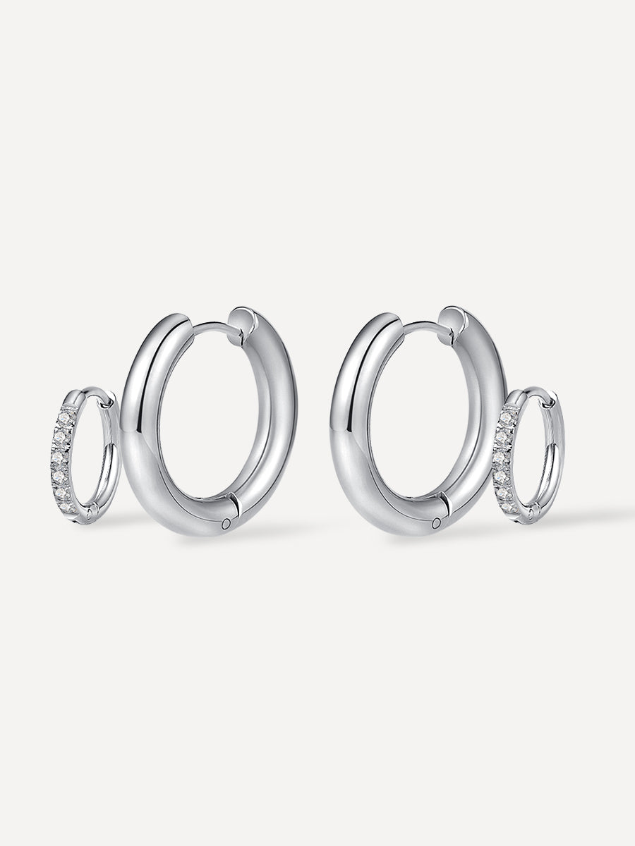 Shine And Glossy Hoops Set