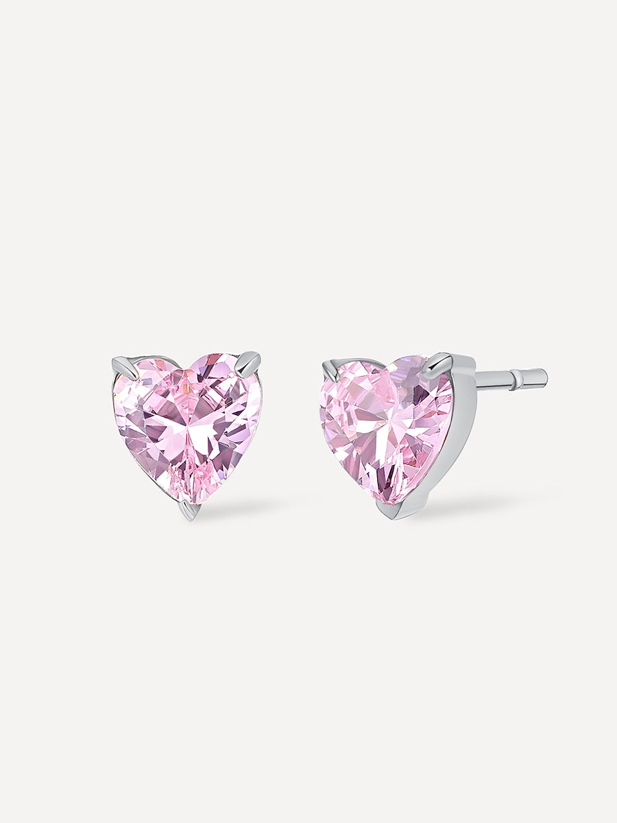 Pink Heart OHRRINGE