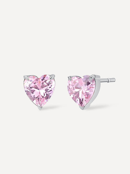 Pink Heart OHRRINGE