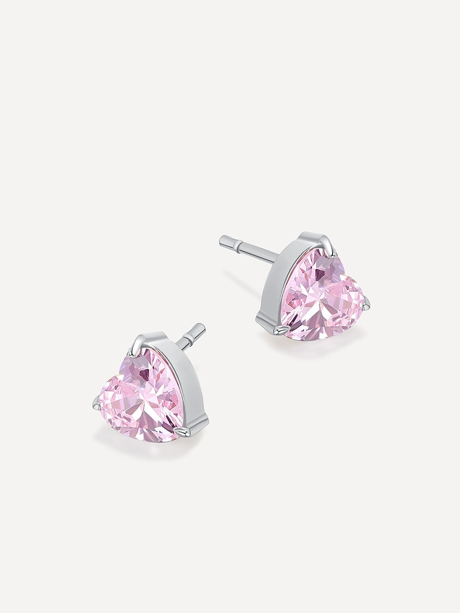 Pink Heart OHRRINGE