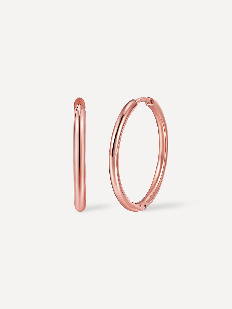 24mm SLIM HOOP MEDIUM OHRRINGE