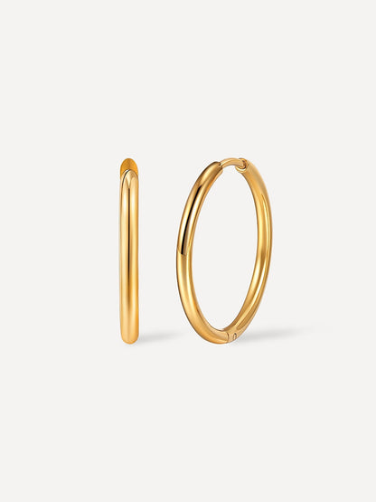 24mm SLIM HOOP MEDIUM OHRRINGE