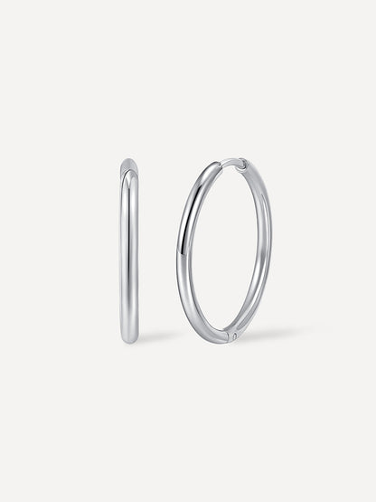 24mm SLIM HOOP MEDIUM OHRRINGE