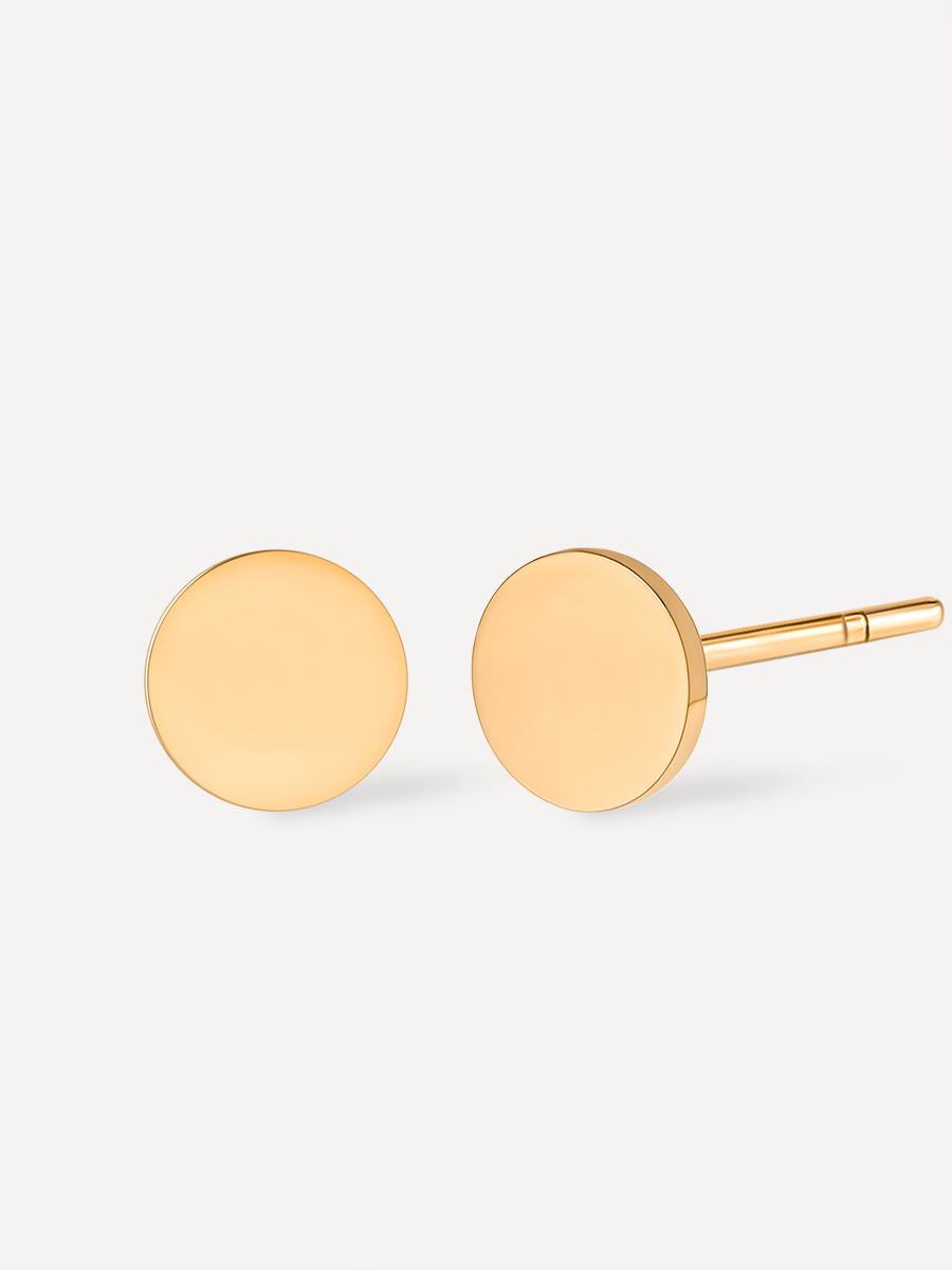 Simple Round Ohrringe