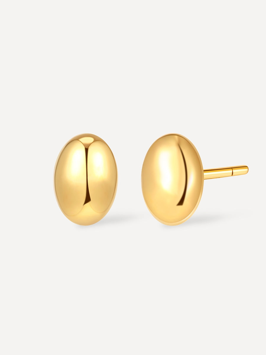 Simple Oval Ohrringe