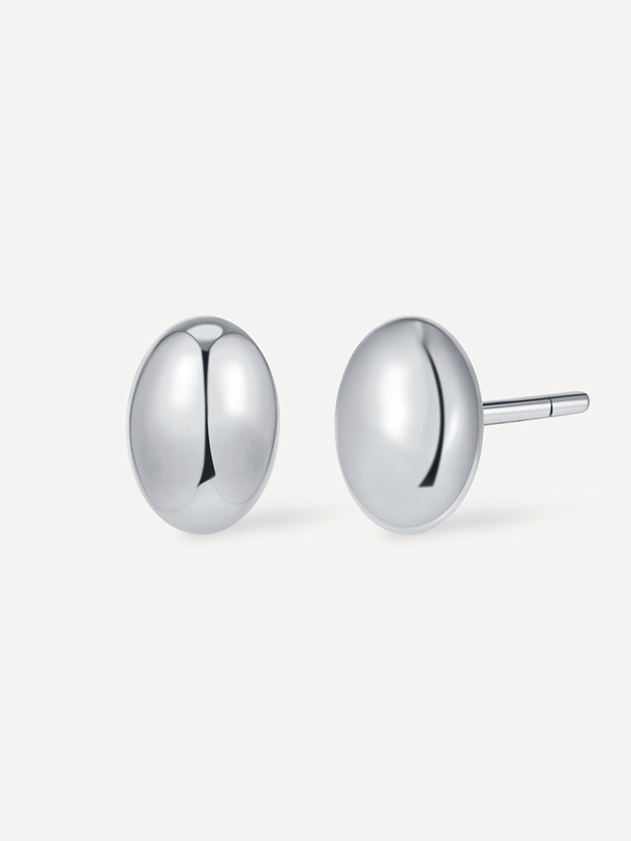 Simple Oval Ohrringe