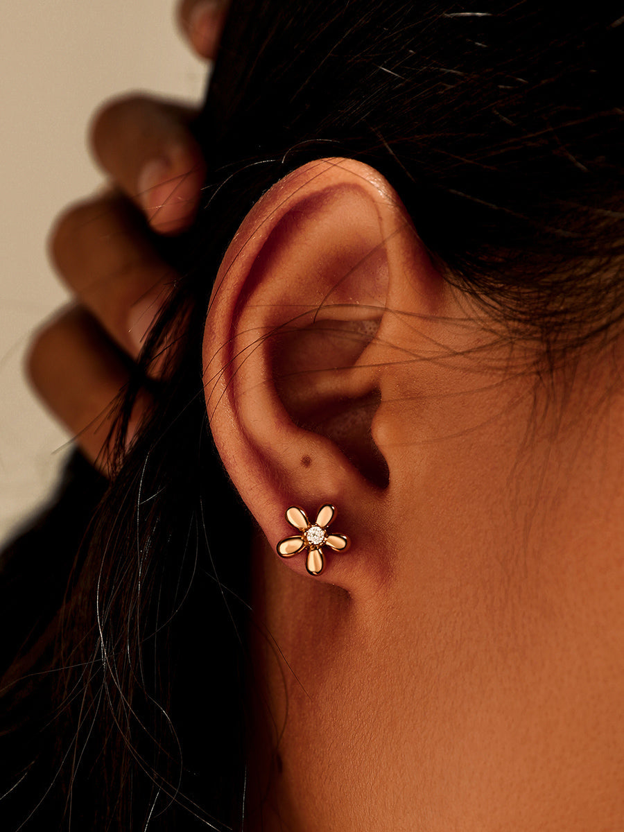 Simple Flower Ohrringe