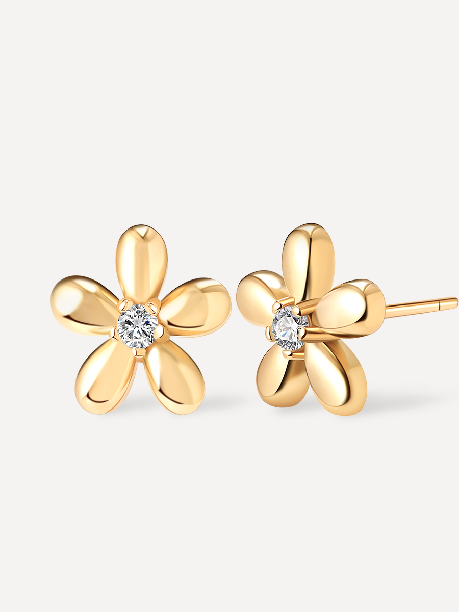 Simple Flower Ohrringe
