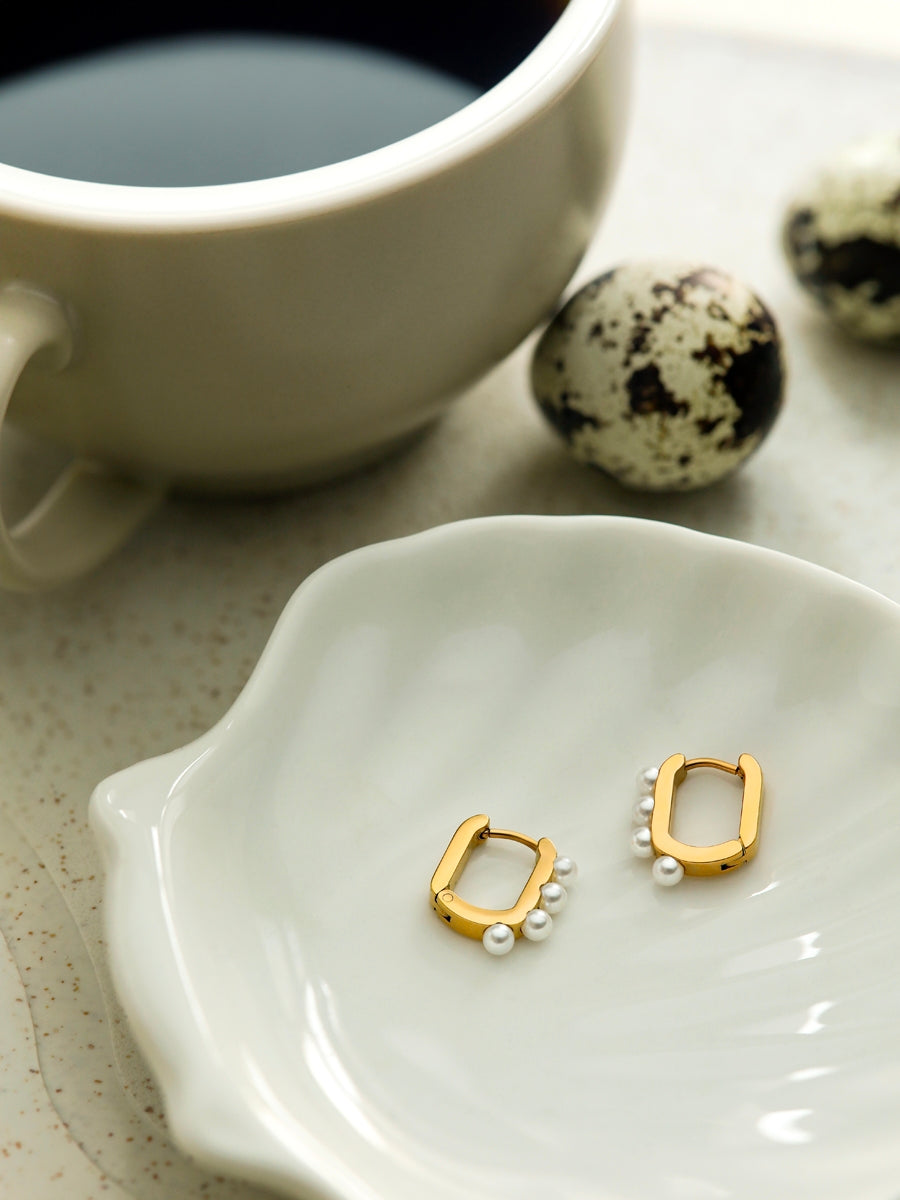 Spherical Art Pearls Ohrringe