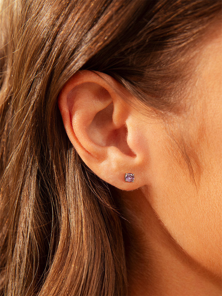 Purple Ohrstecker