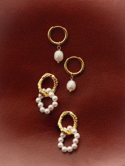 Modern Pearl Small Ohrringe