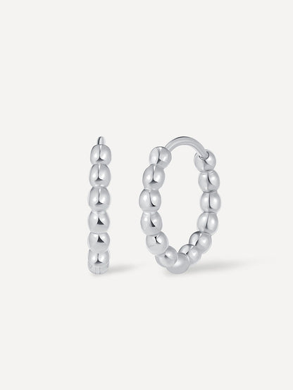 Beaded Hoop Ohrringe