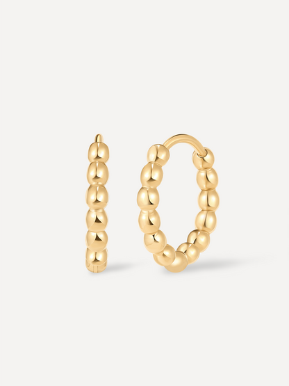 Beaded Hoop Ohrringe