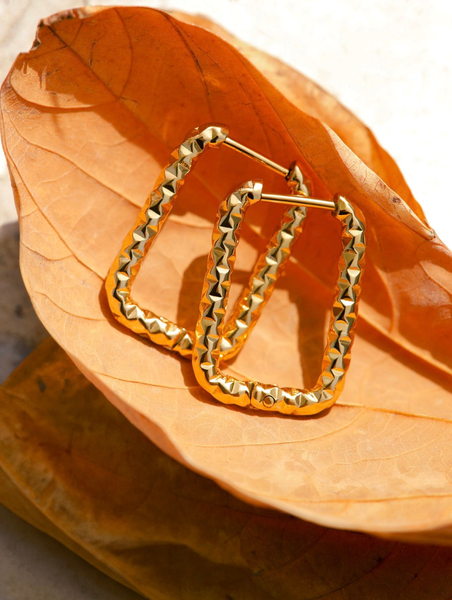 Geometric Hoop Ohrringe