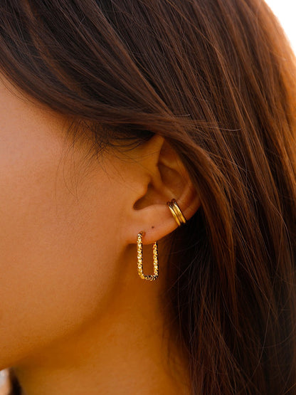 Geometric Hoop Ohrringe