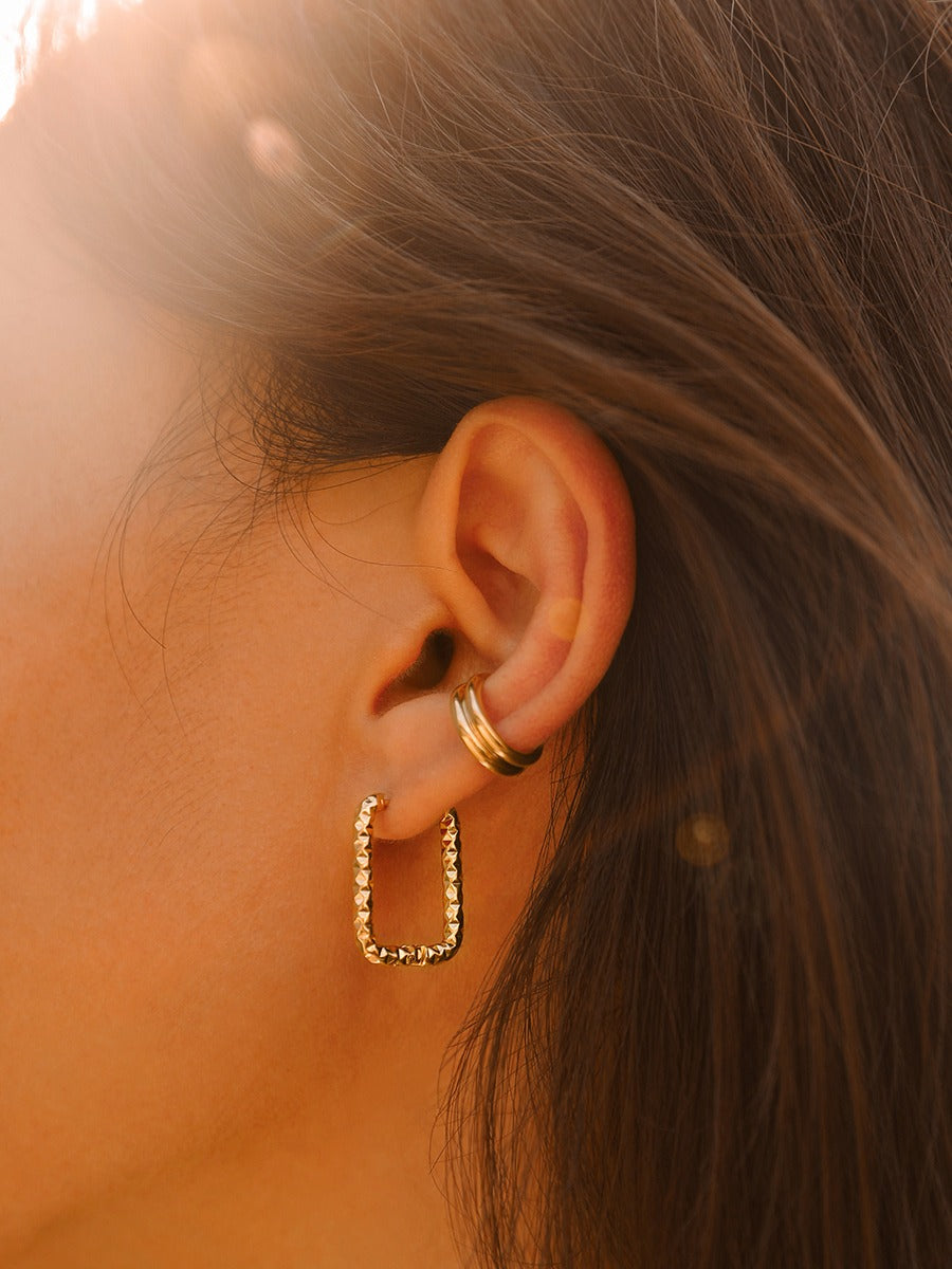 Geometric Hoop Ohrringe