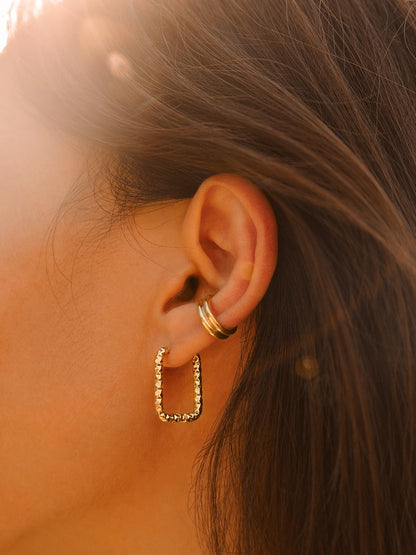 Geometric Hoop Ohrringe