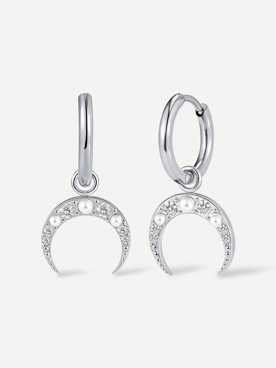 Moon Phase Crescent Ohrringe