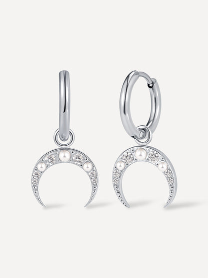 Moon Phase Crescent Ohrringe