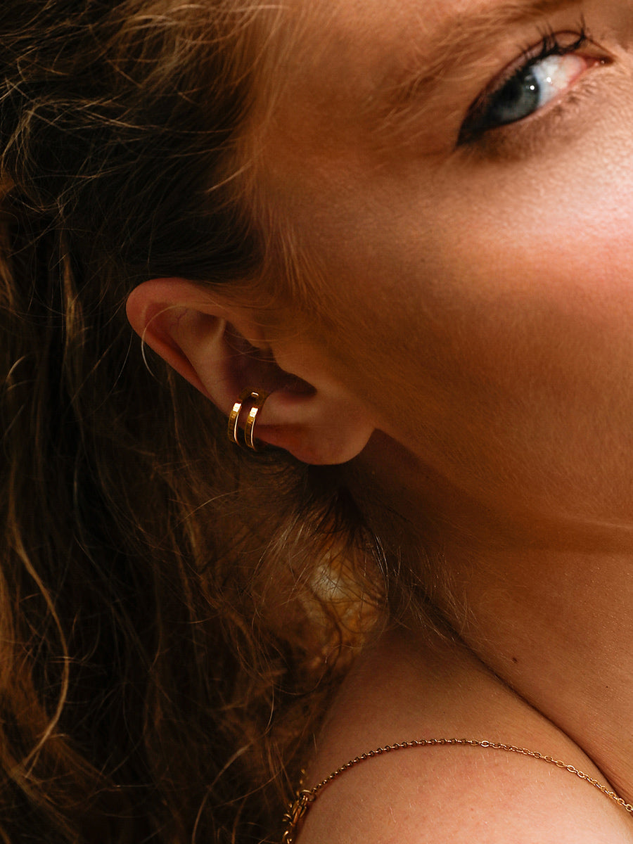 Moon Phase Duo Plain Earcuff