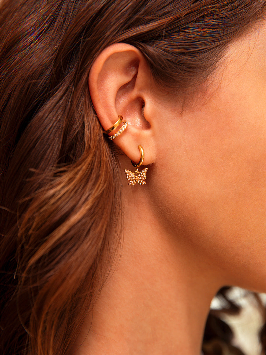 Moon Phase Duo Brilliant Earcuff